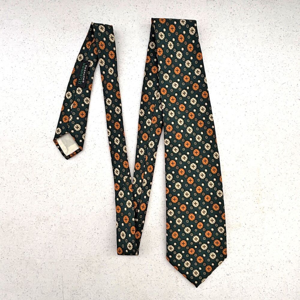 1950s Richmond Brothers Mens Swing Necktie Career Business Office Formal Vintage